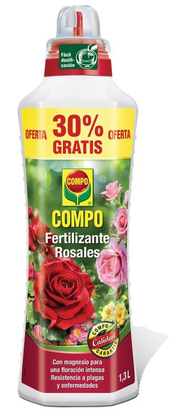 Fertilizante líquido rosales