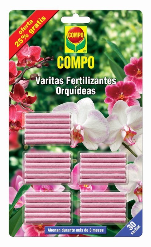 Varitas fertilizantes orquídeas